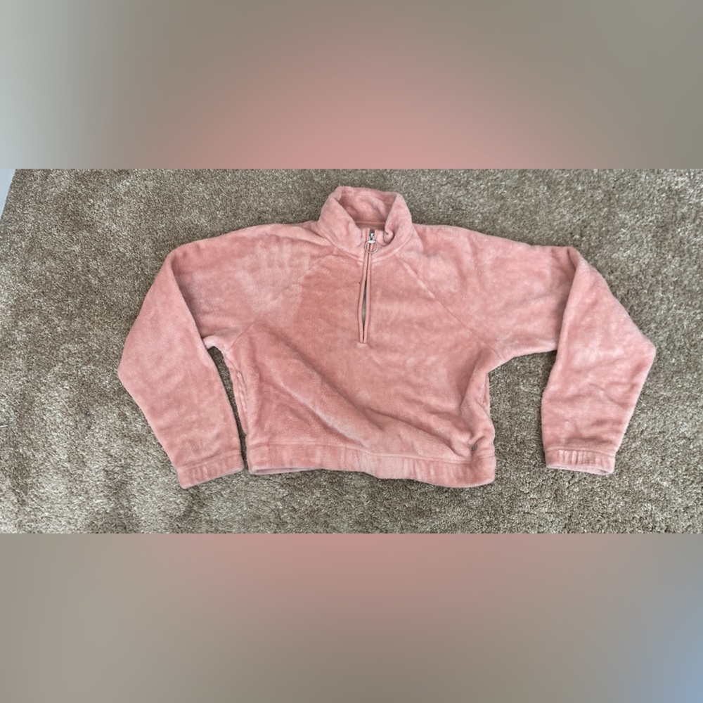 Hollister Pink Fleece Pullover